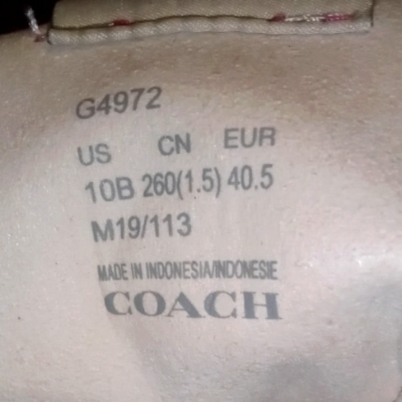 COACH HYPOCRITE CITY SOLE SIGNATURE MESH TRAINER 7 SERIES TRAINER SPORTS SHOES - Picture 9 of 16